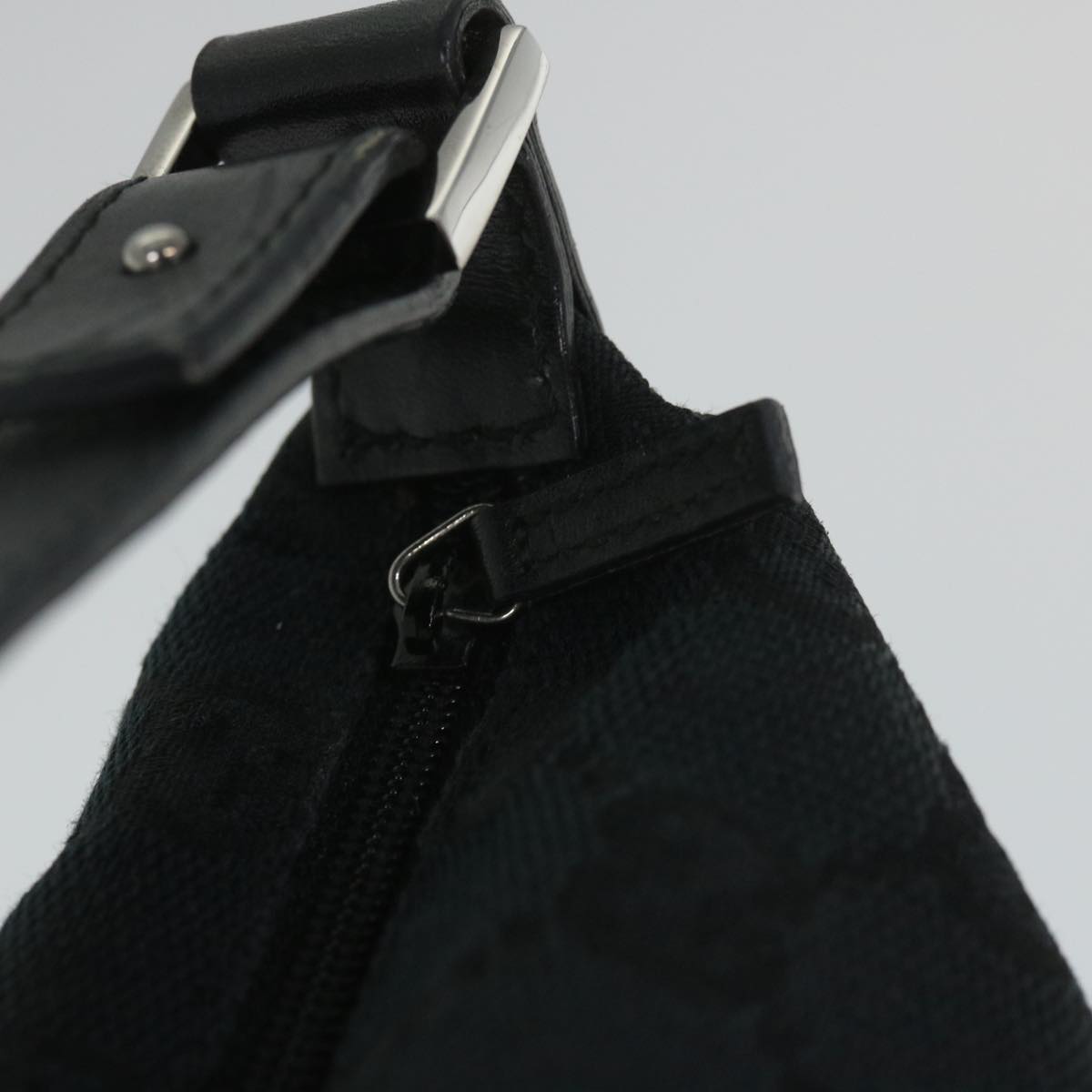 GUCCI GG Canvas Pouch Black 039 1147 57832