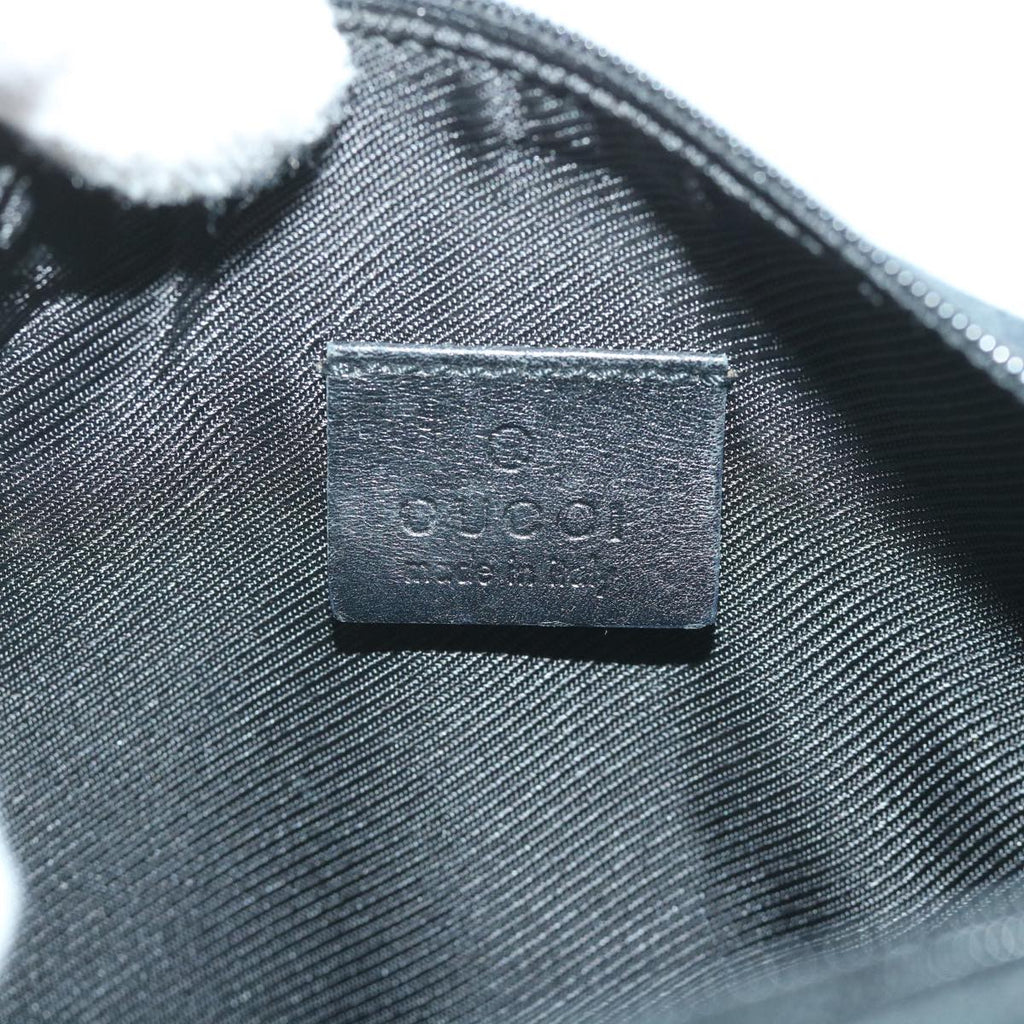 GUCCI GG Canvas Pouch Black 039 1147 57832