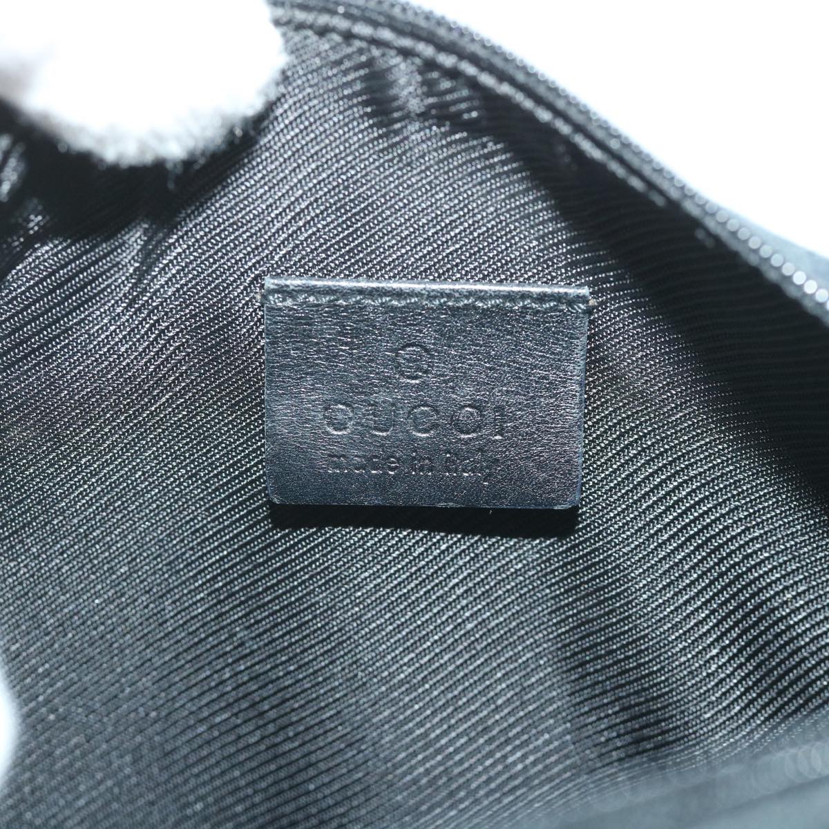 GUCCI GG Canvas Pouch Black 039 1147 57832