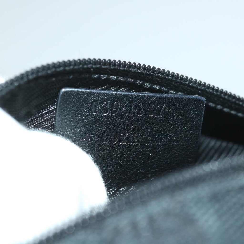 GUCCI GG Canvas Pouch Black 039 1147 57832