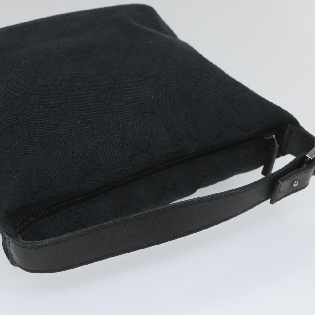 GUCCI GG Canvas Pouch Black 039 1147 57832