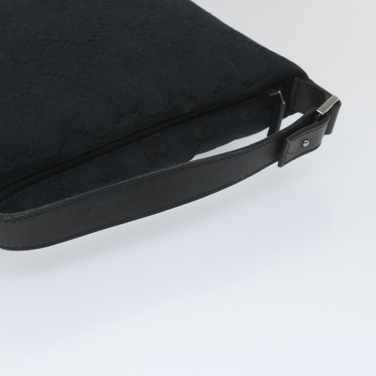 GUCCI GG Canvas Pouch Black 039 1147 57832
