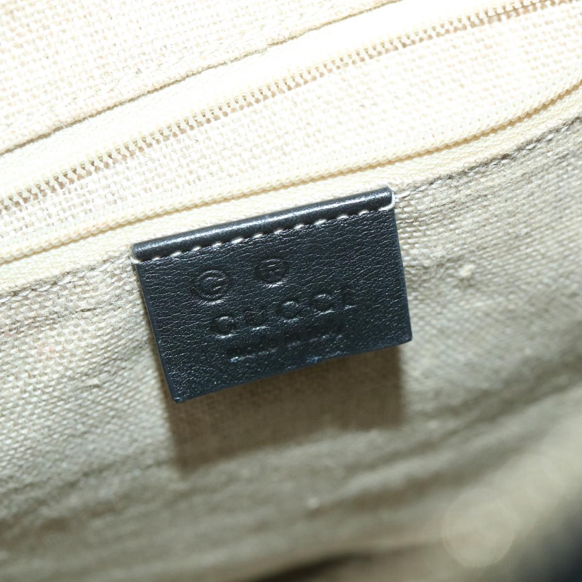 GUCCI Micro GG Canvas Boston Bag 2way Black 449646 57837