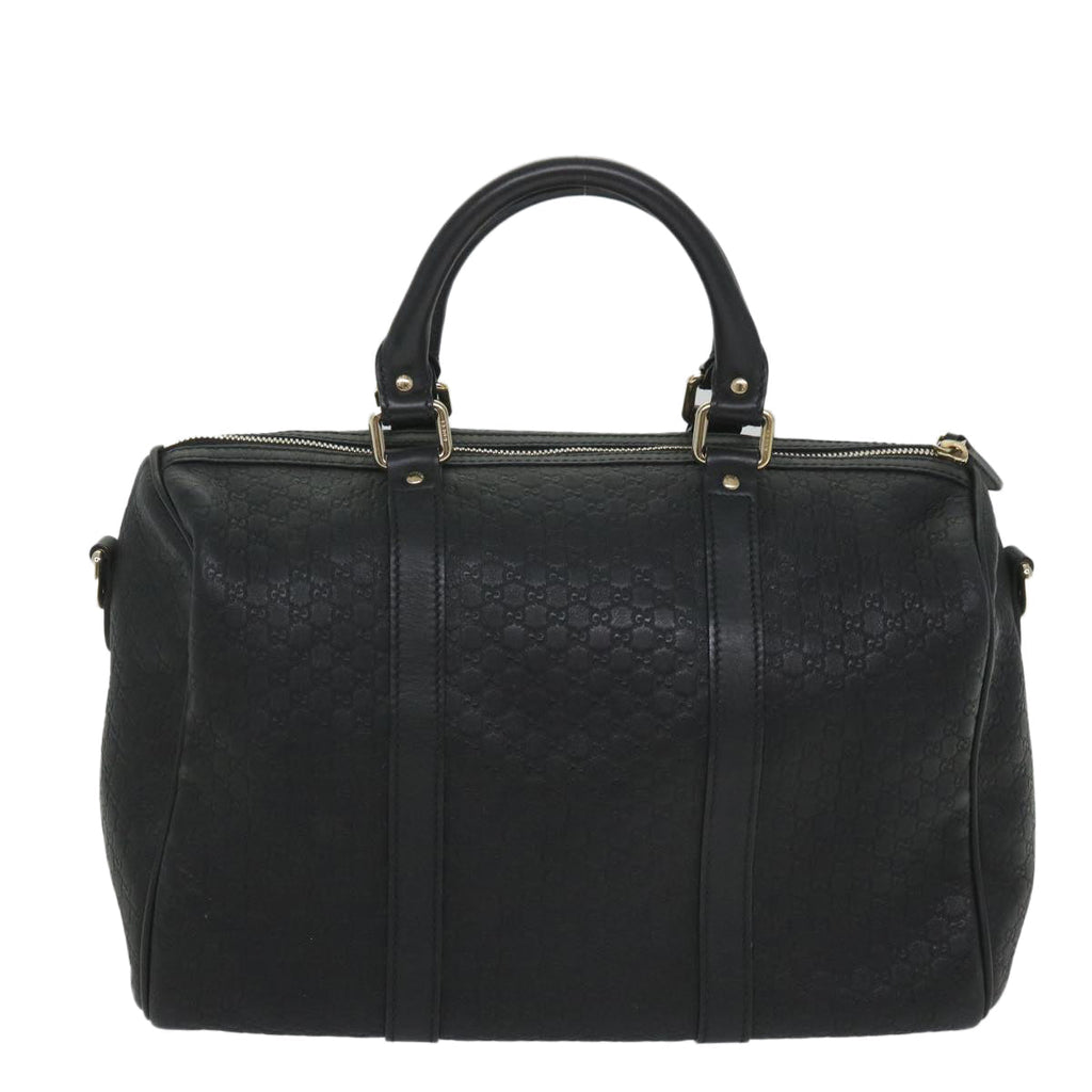 GUCCI Micro GG Canvas Boston Bag 2way Black 449646 57837