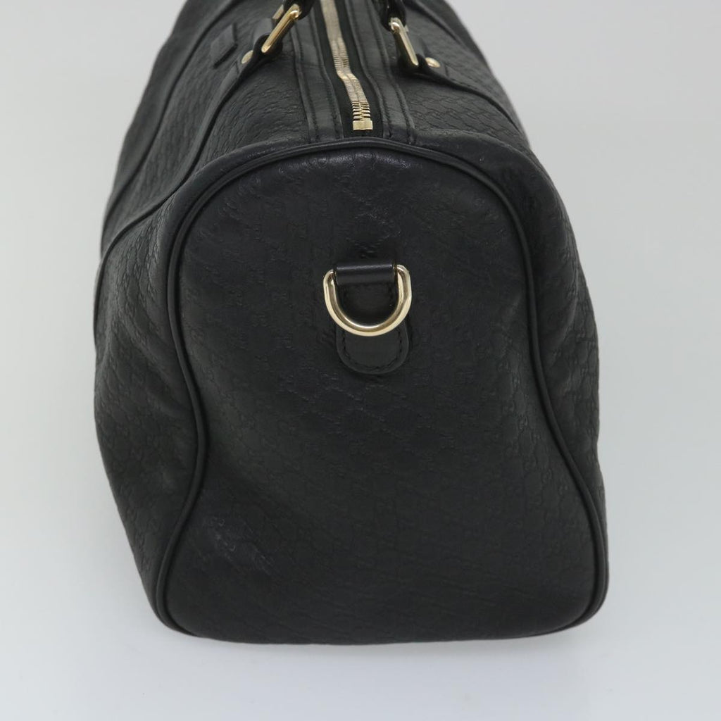 GUCCI Micro GG Canvas Boston Bag 2way Black 449646 57837