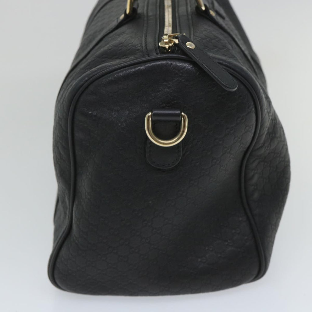 GUCCI Micro GG Canvas Boston Bag 2way Black 449646 57837