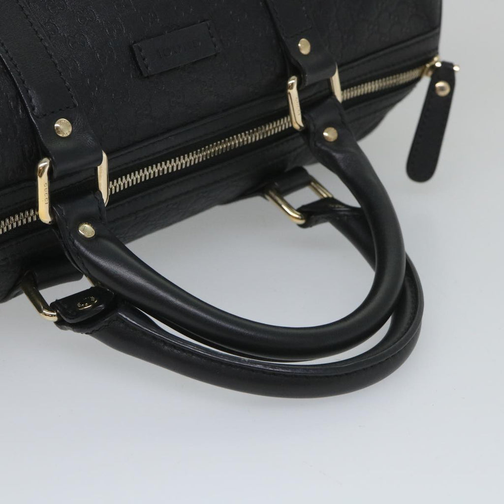 GUCCI Micro GG Canvas Boston Bag 2way Black 449646 57837