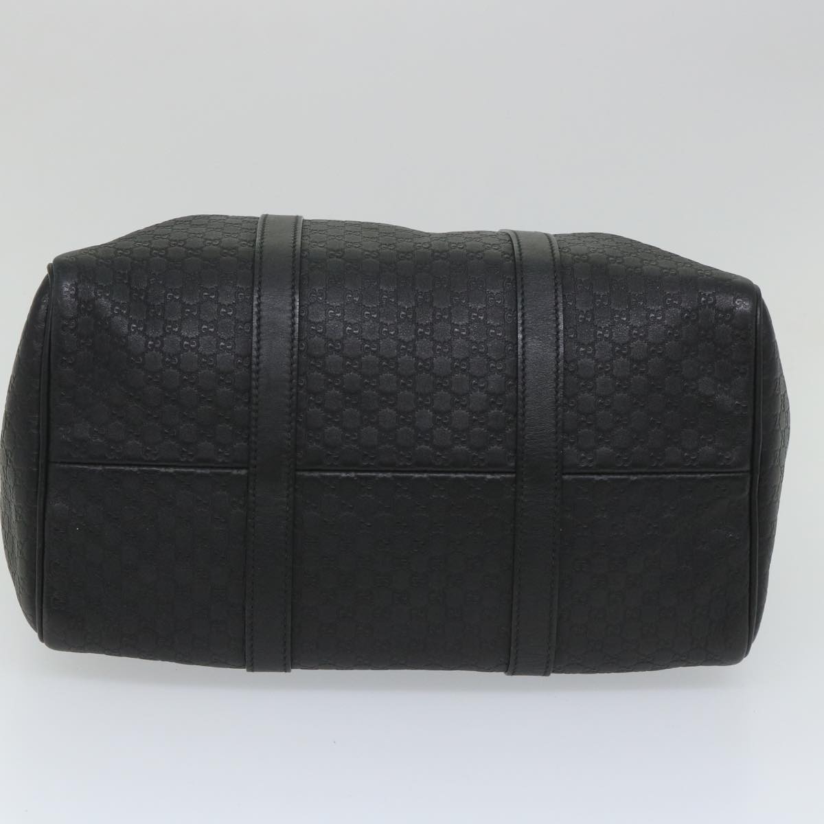 GUCCI Micro GG Canvas Boston Bag 2way Black 449646 57837