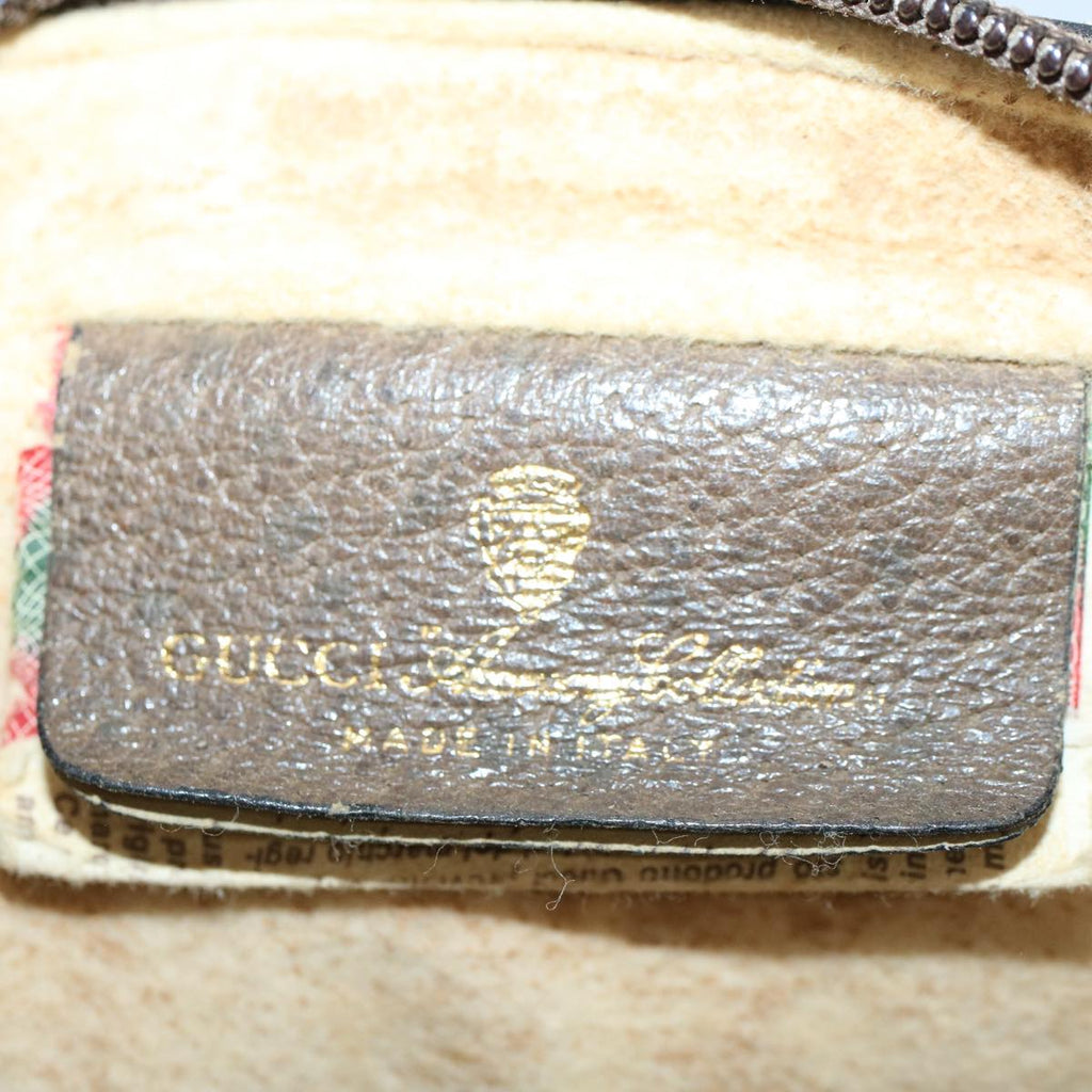 GUCCI GG Supreme Web Sherry Line Shoulder Bag Beige Red 68 02 004 57916