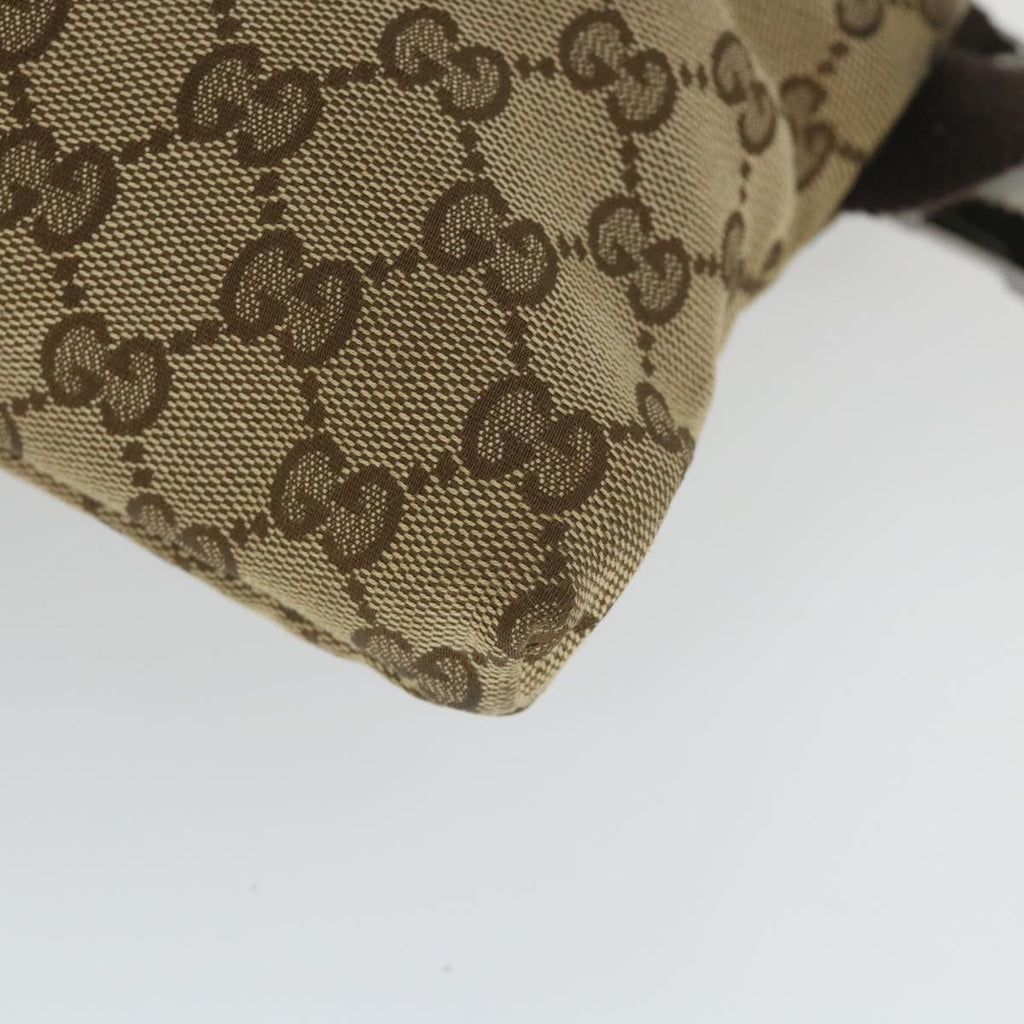 GUCCI GG Canvas Waist bag Beige 28566 57917