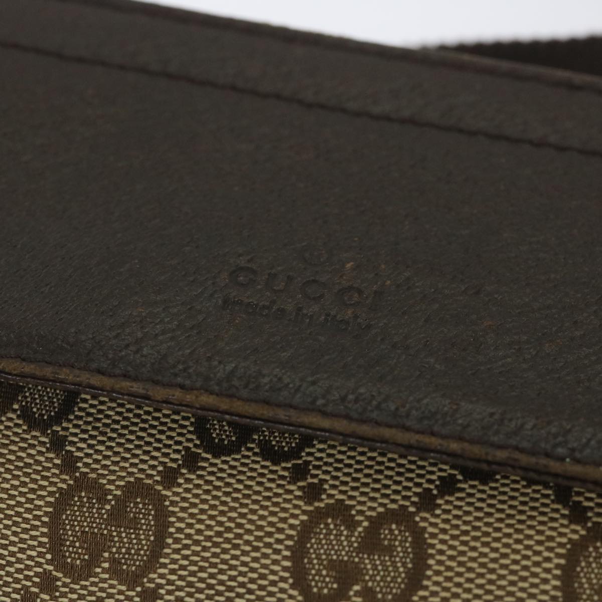 GUCCI GG Canvas Waist bag Beige 28566 57917