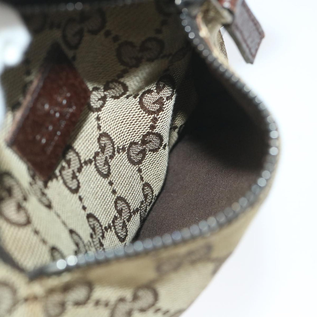 GUCCI GG Canvas Waist bag Beige 28566 57917