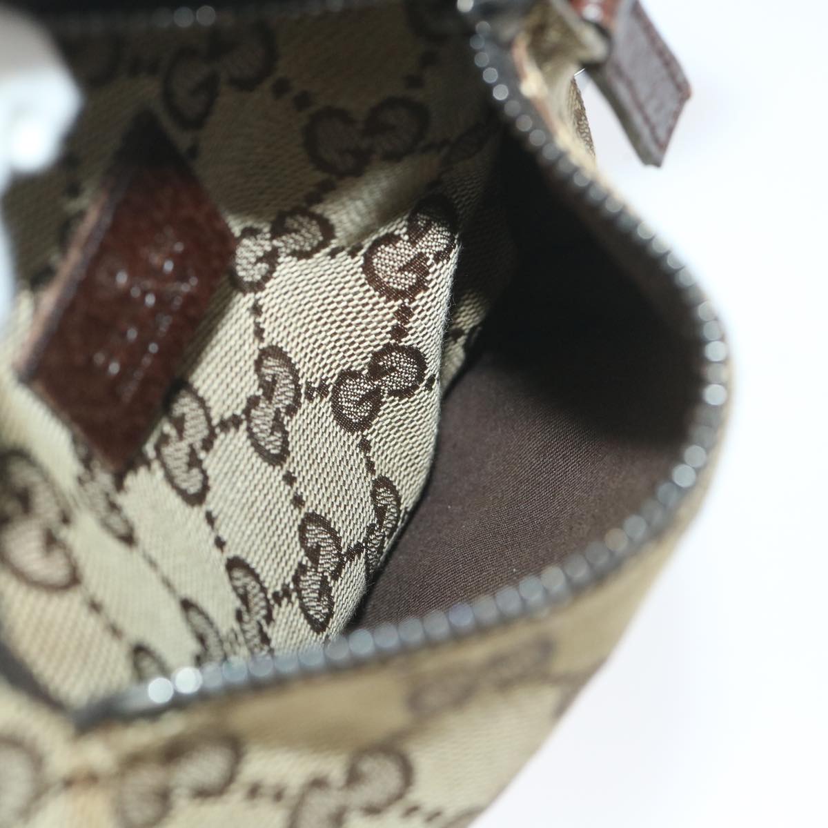 GUCCI GG Canvas Waist bag Beige 28566 57917
