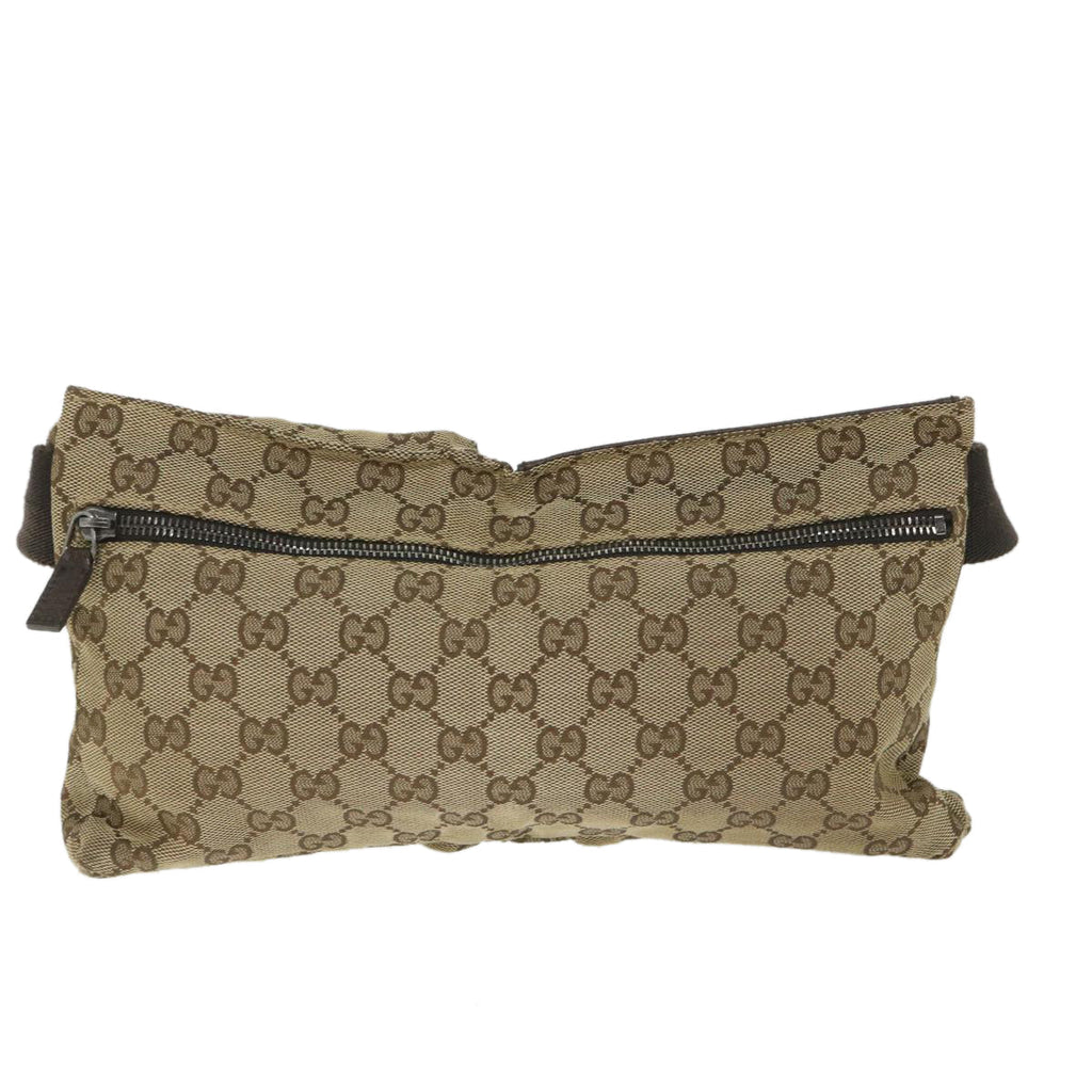 GUCCI GG Canvas Waist bag Beige 28566 57917