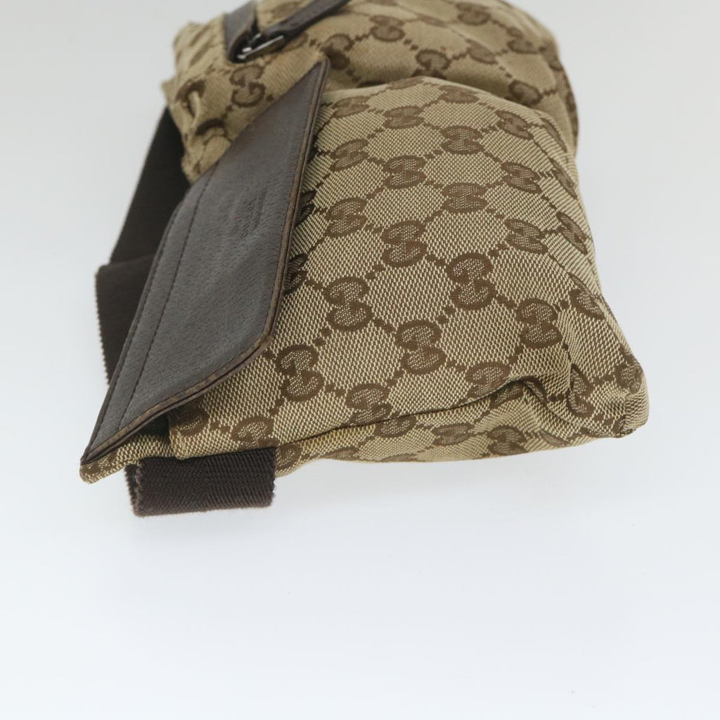 GUCCI GG Canvas Waist bag Beige 28566 57917