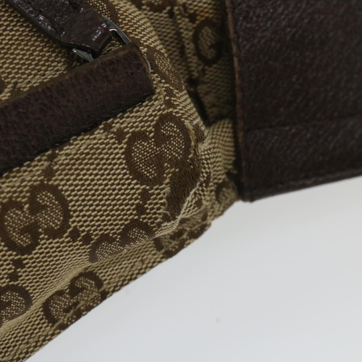 GUCCI GG Canvas Waist bag Beige 28566 57917