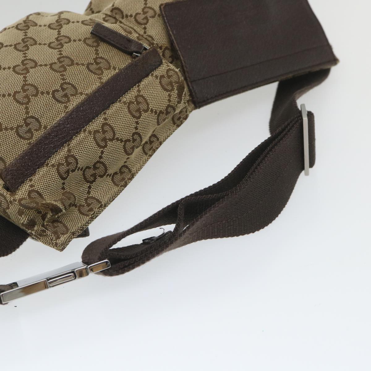 GUCCI GG Canvas Waist bag Beige 28566 57917