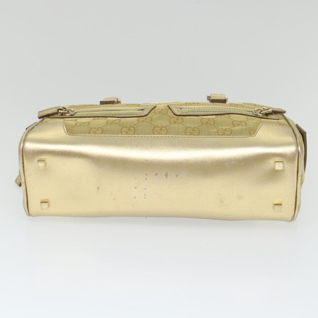 GUCCI GG Canvas Hand Bag Gold 000 0852 2123 57933
