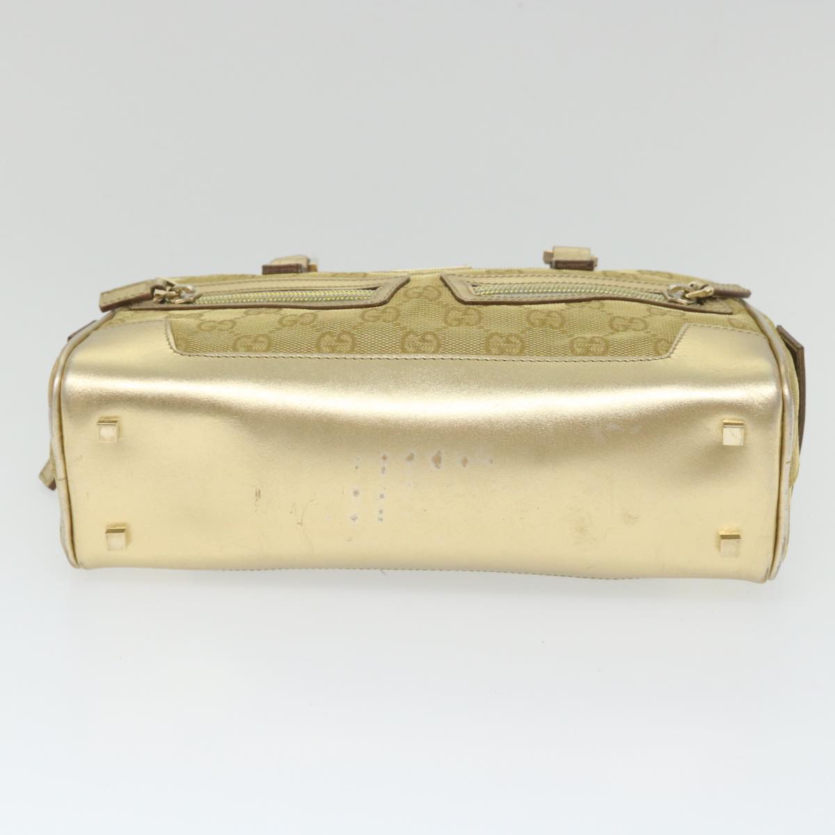 GUCCI GG Canvas Hand Bag Gold 000 0852 2123 57933
