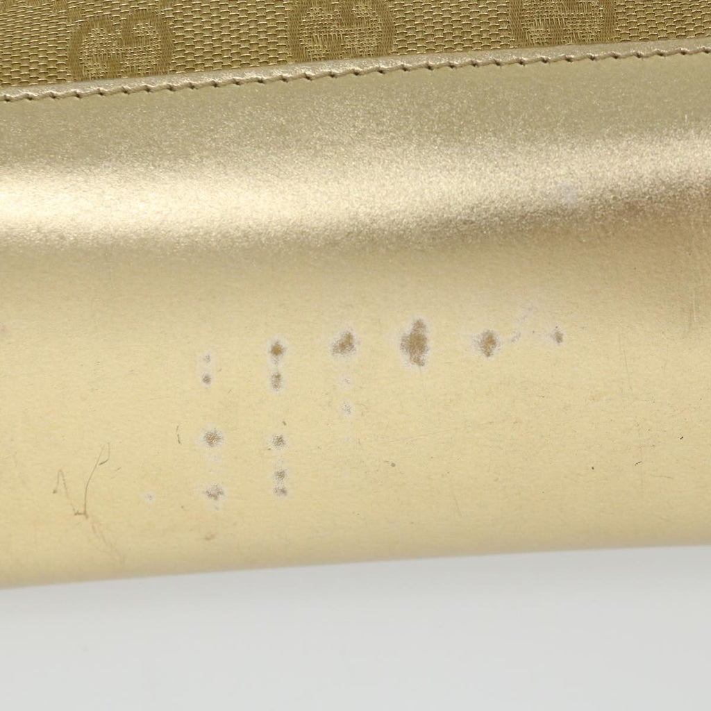 GUCCI GG Canvas Hand Bag Gold 000 0852 2123 57933