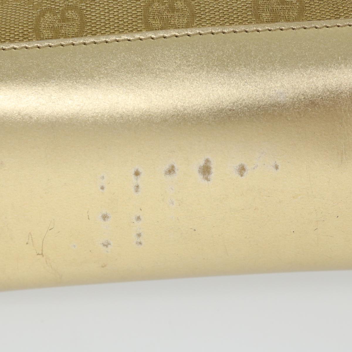 GUCCI GG Canvas Hand Bag Gold 000 0852 2123 57933