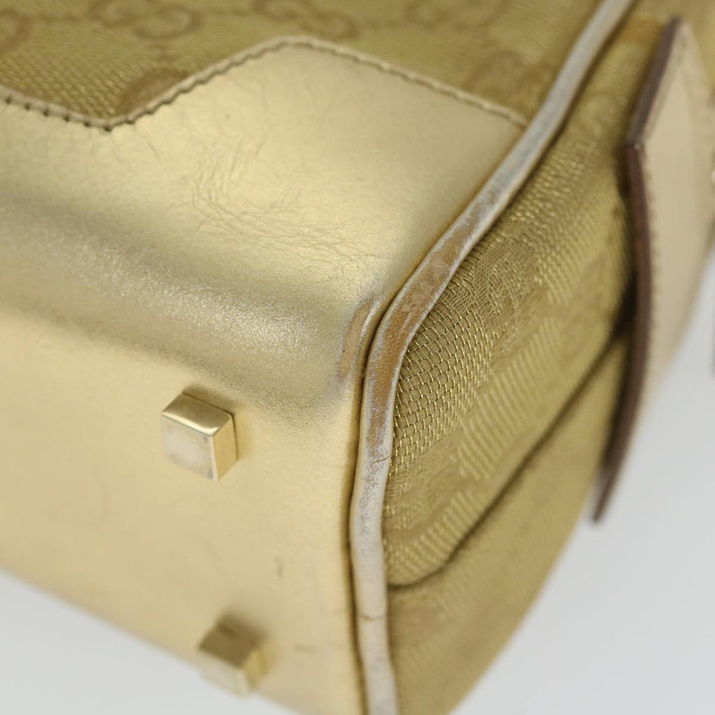 GUCCI GG Canvas Hand Bag Gold 000 0852 2123 57933