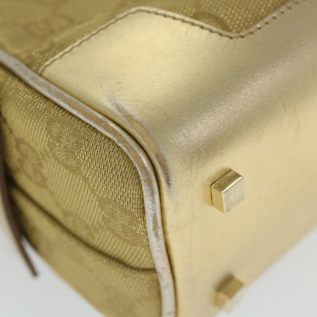 GUCCI GG Canvas Hand Bag Gold 000 0852 2123 57933