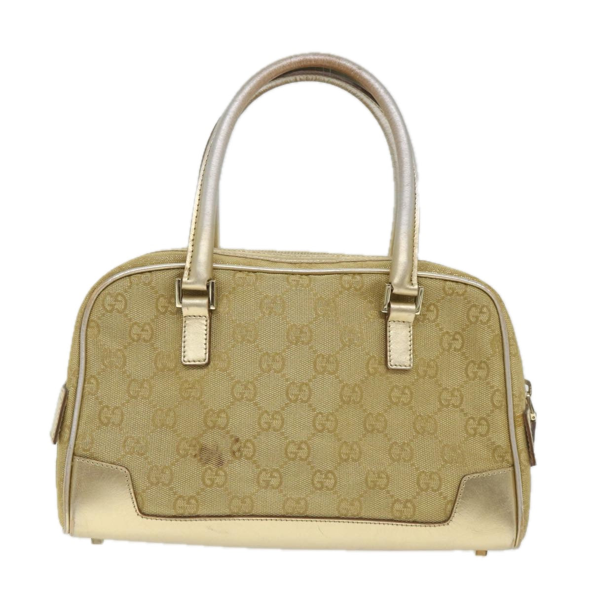 GUCCI GG Canvas Hand Bag Gold 000 0852 2123 57933