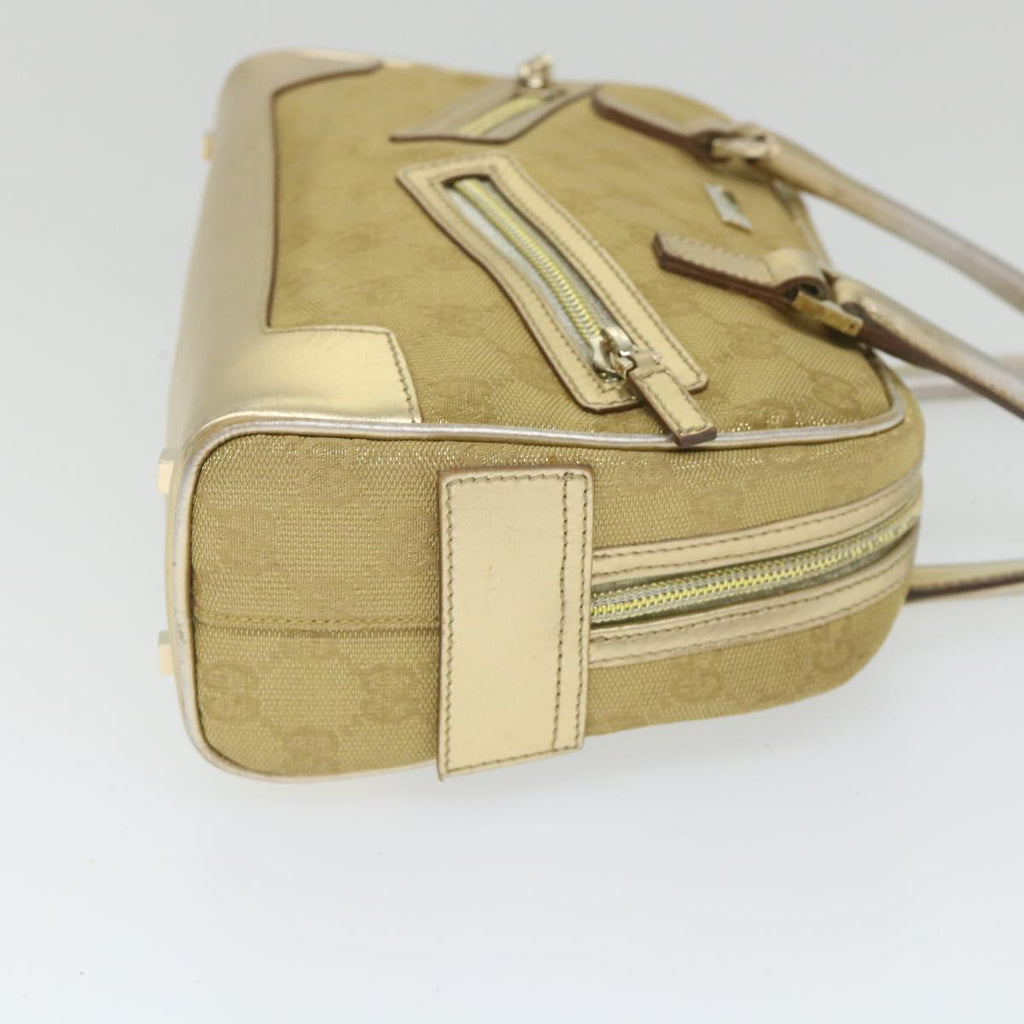 GUCCI GG Canvas Hand Bag Gold 000 0852 2123 57933