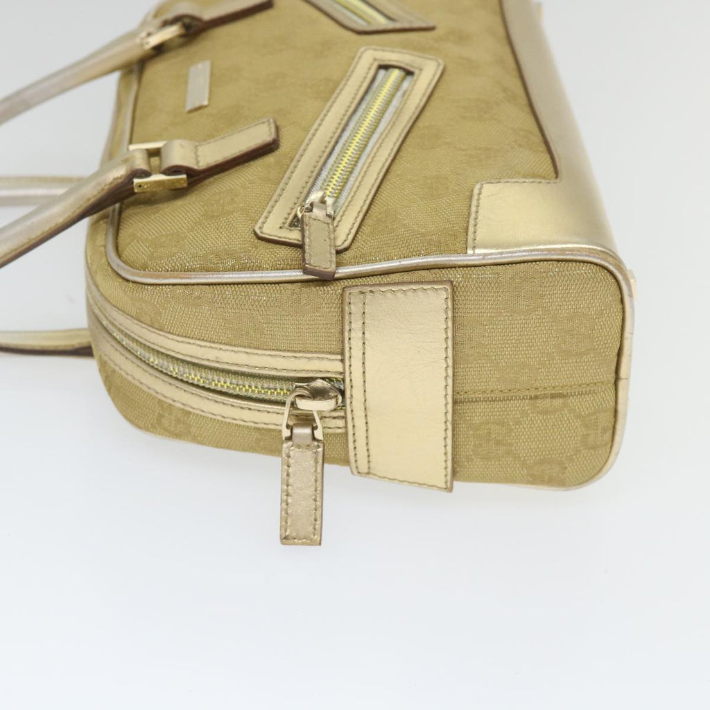 GUCCI GG Canvas Hand Bag Gold 000 0852 2123 57933