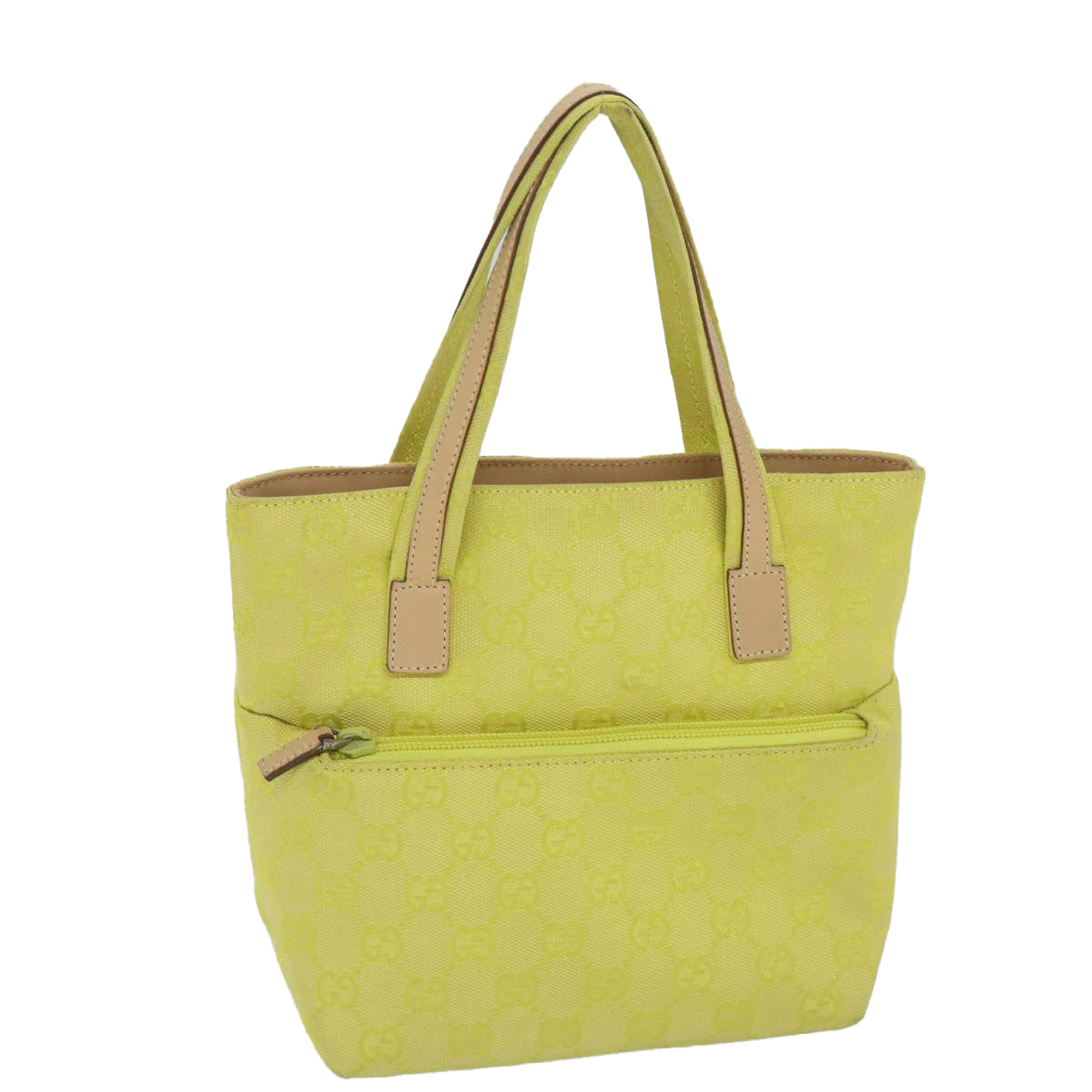GUCCI GG Canvas Hand Bag Yellow 002 1079 001998 57934