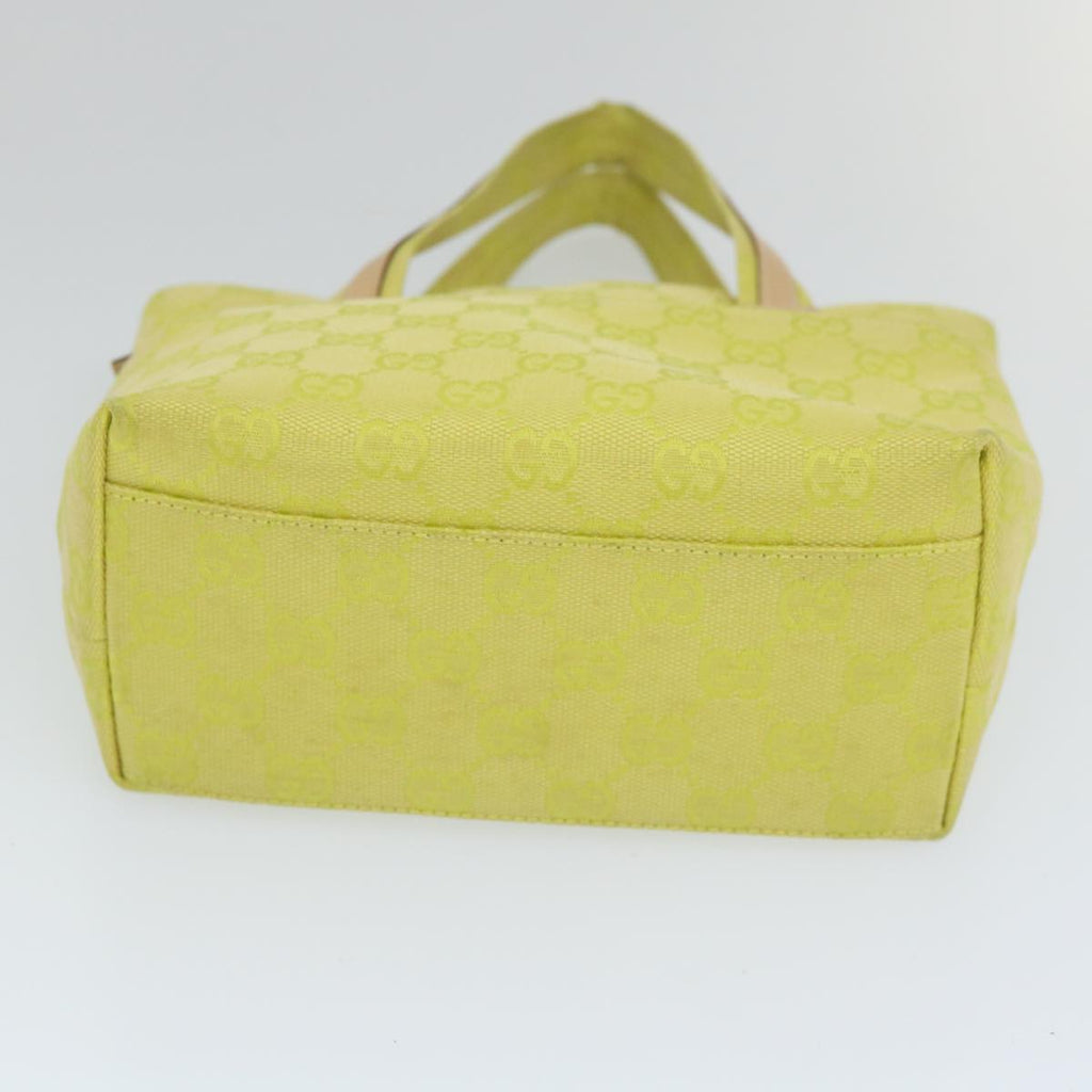 GUCCI GG Canvas Hand Bag Yellow 002 1079 001998 57934