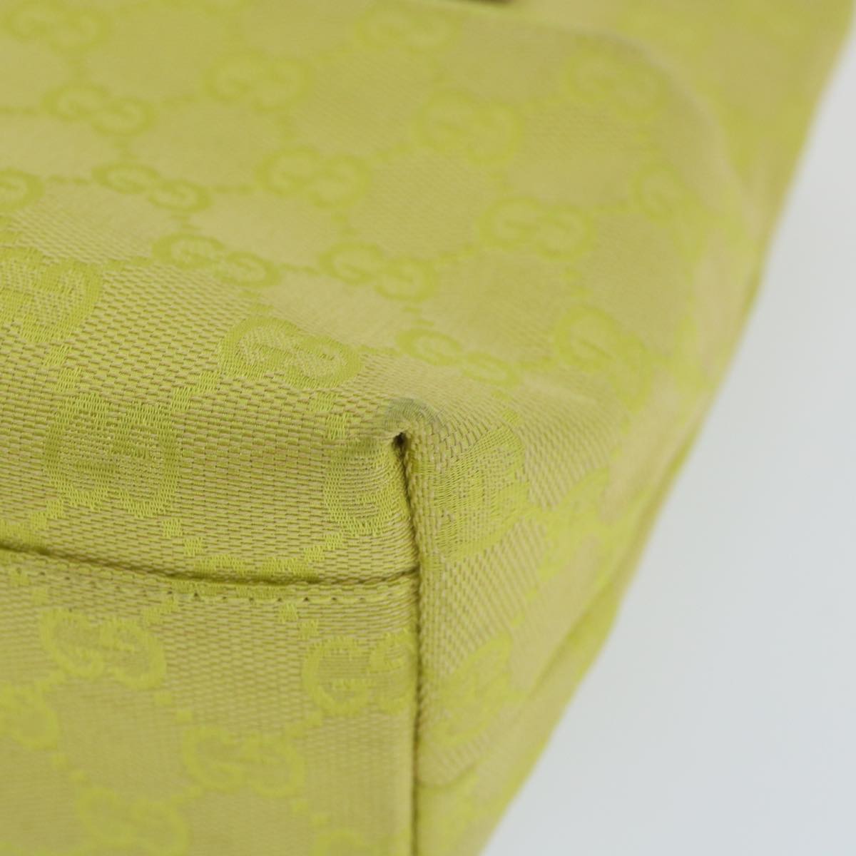 GUCCI GG Canvas Hand Bag Yellow 002 1079 001998 57934