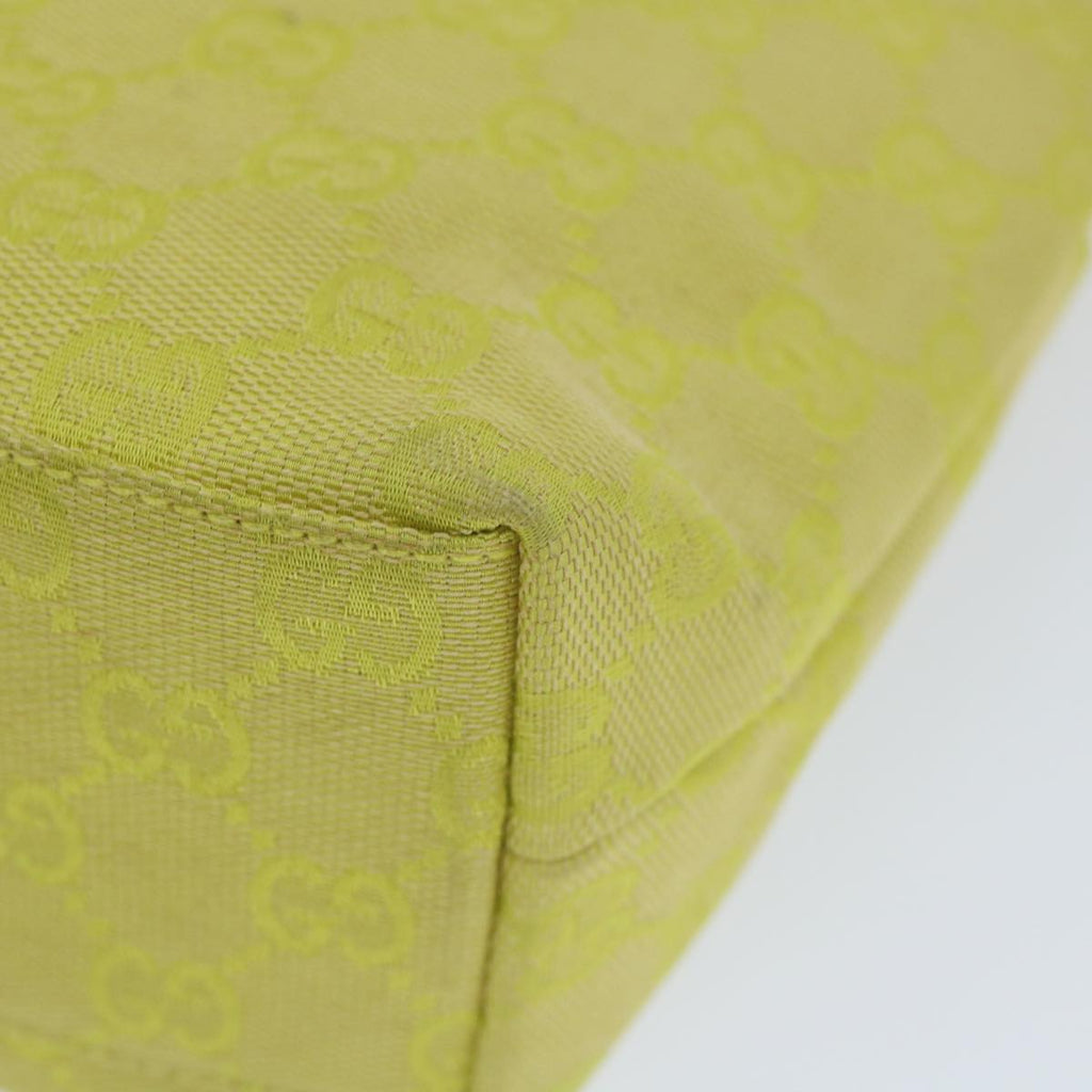 GUCCI GG Canvas Hand Bag Yellow 002 1079 001998 57934