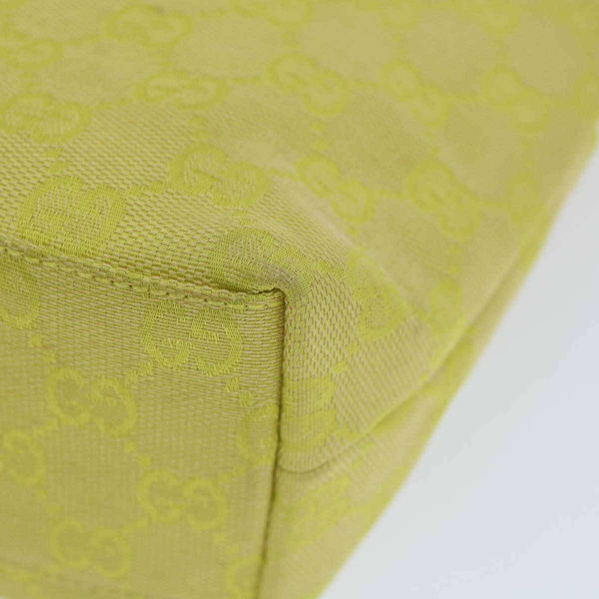 GUCCI GG Canvas Hand Bag Yellow 002 1079 001998 57934