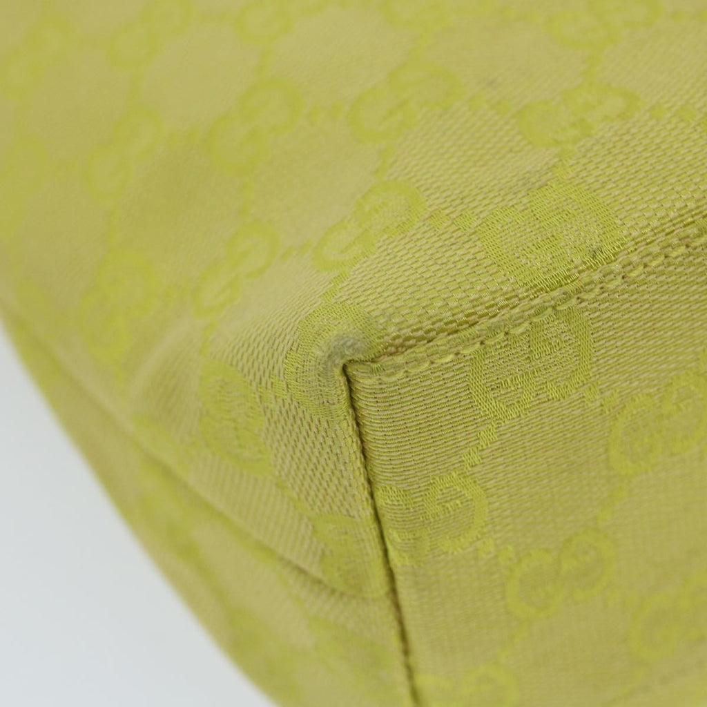 GUCCI GG Canvas Hand Bag Yellow 002 1079 001998 57934