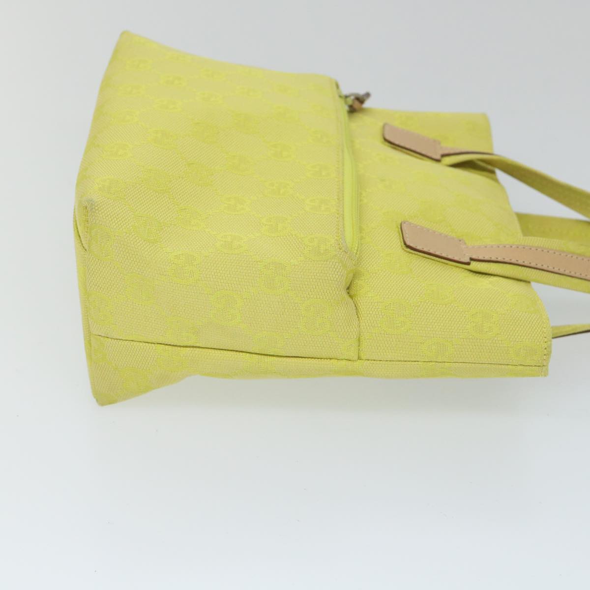 GUCCI GG Canvas Hand Bag Yellow 002 1079 001998 57934