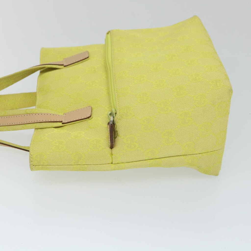 GUCCI GG Canvas Hand Bag Yellow 002 1079 001998 57934
