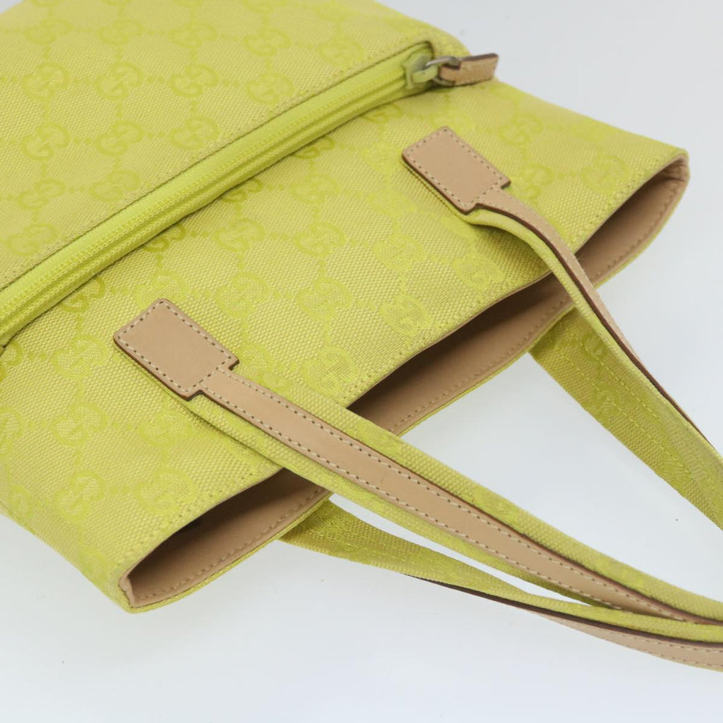 GUCCI GG Canvas Hand Bag Yellow 002 1079 001998 57934