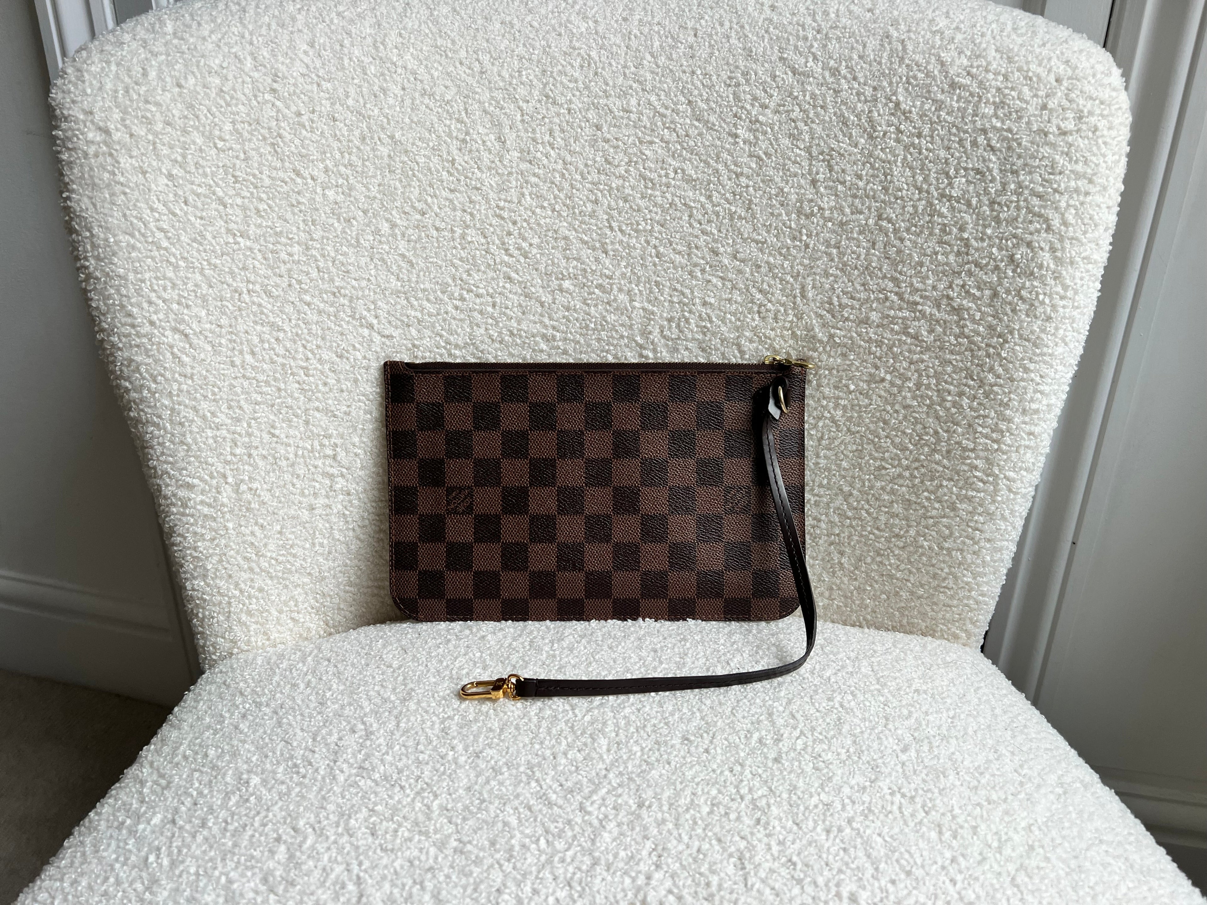 Louis Vuitton Pouch (from Neverfull) in Damier Ebene
