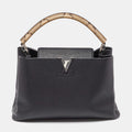 Louis Vuitton  Leather Capucines Mm Bag
