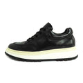 Louis Vuitton Louis Aves Line Der Trainers 7 About 26.0cm Monogram Noir Black Race Up Leather Laver Shoes Mens
