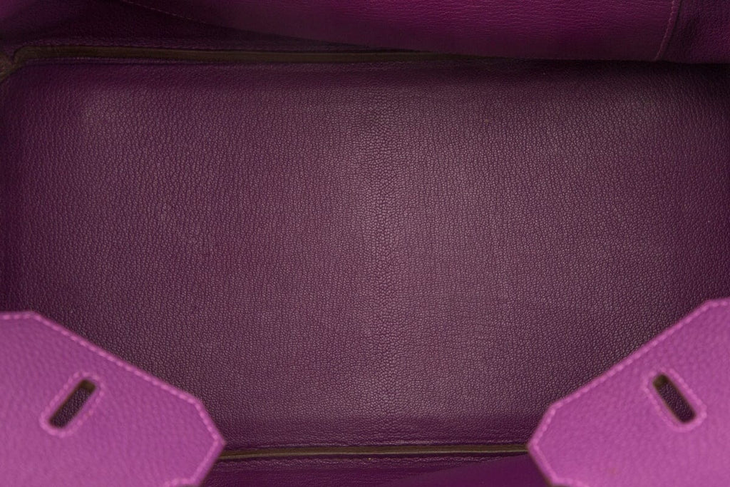 HermÃƒÆ’Ã‚Â¨s 2012 Anemone 35cm Togo Birkin Handbag W/ Gold HW