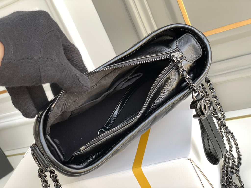 CHL CO-CO Gabrielle Hobo Bag Black For Women 7.8in/20cm