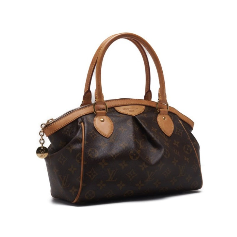 LOUIS VUITTON MONOGRAM DIVOLI PM HANDBACK MONOGRAM BRUN (GOLD GOLD) LEADER HANDBACK LADY HANDBACK LADY HYBRAND ONLINE