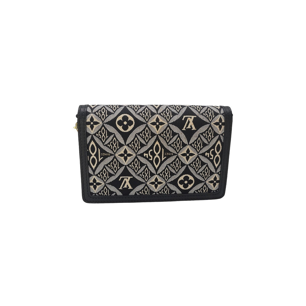 Louis Vuitton Since 1854 Dauphine Monogram Jacquard Chain Wallet