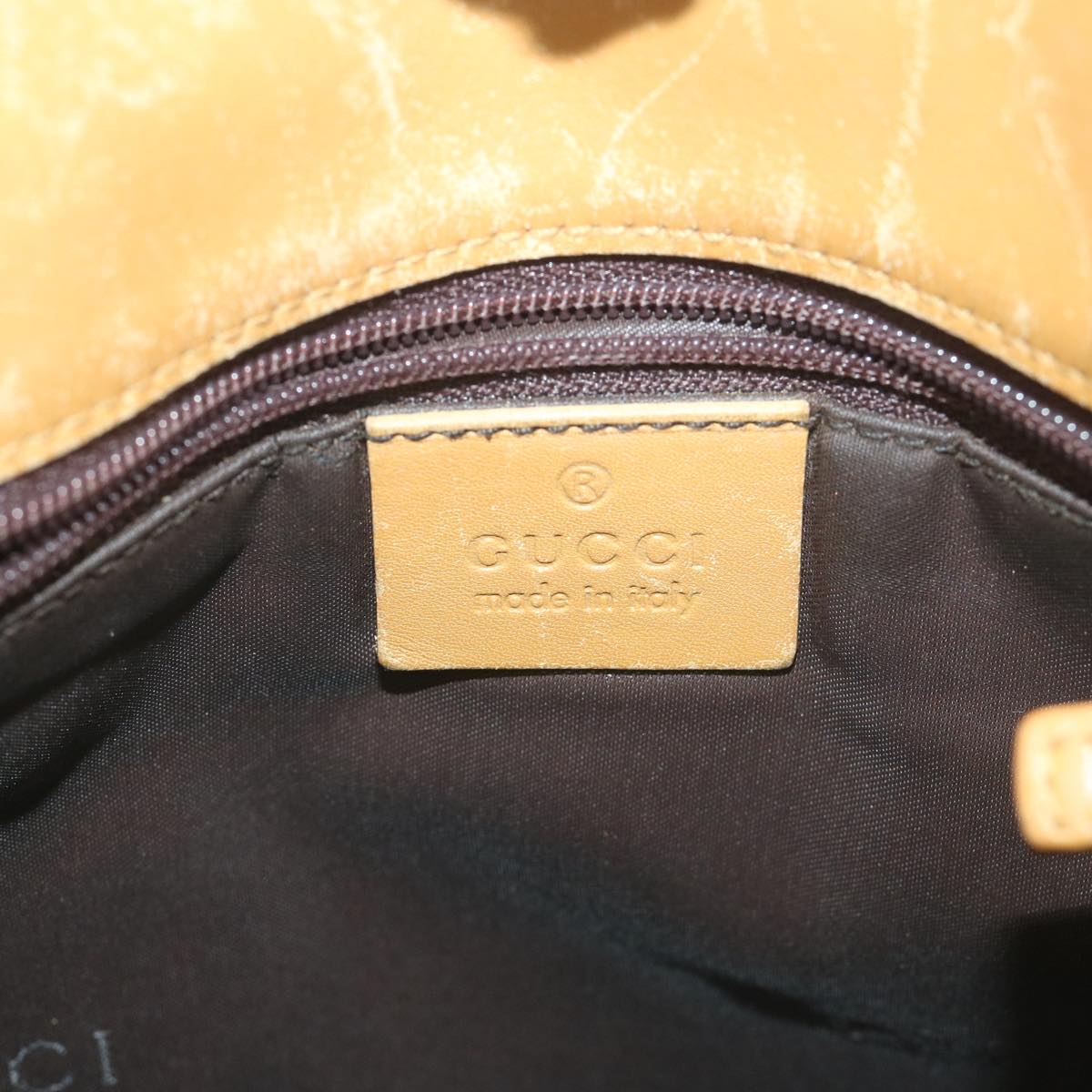 GUCCI GG Canvas Hand Bag Beige 002 1099 001998 58036