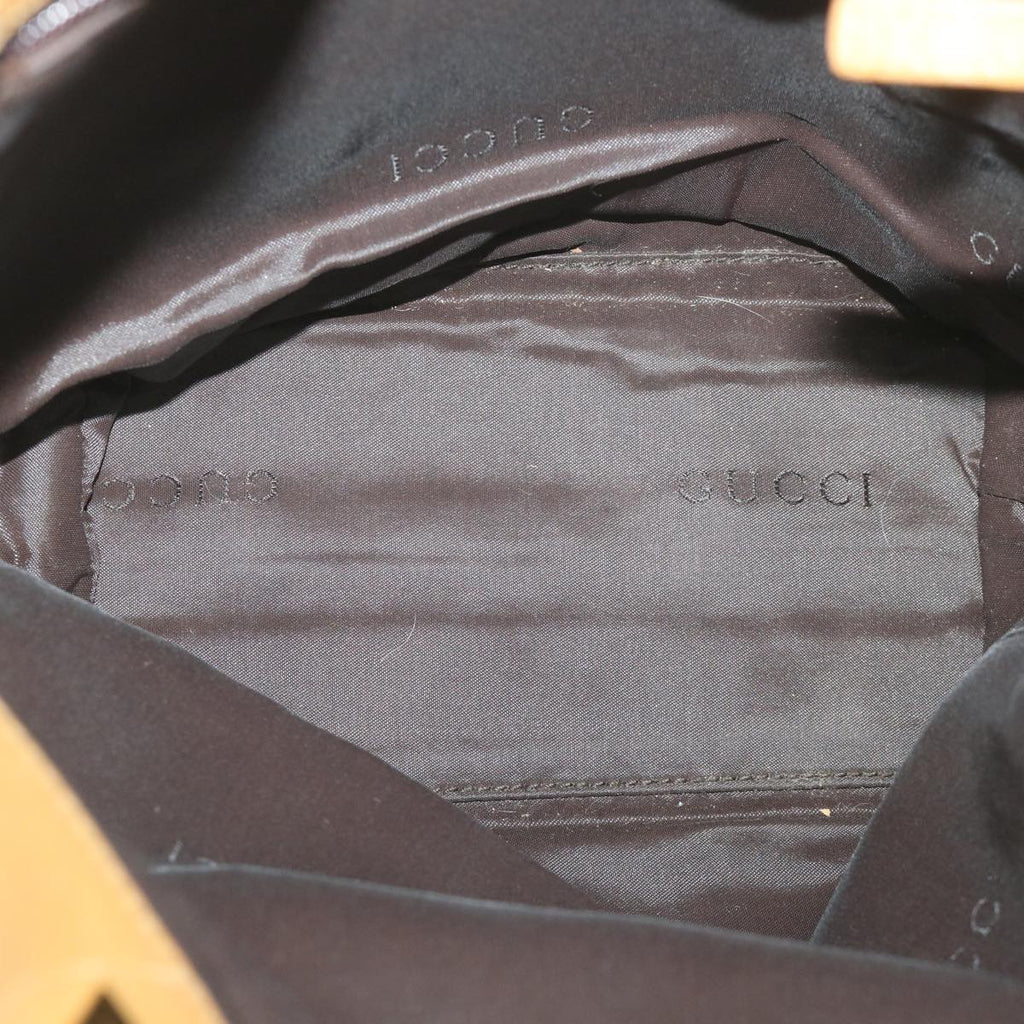 GUCCI GG Canvas Hand Bag Beige 002 1099 001998 58036