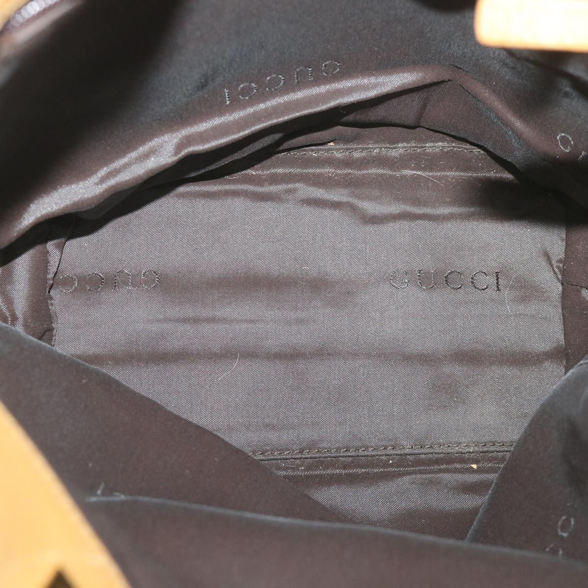 GUCCI GG Canvas Hand Bag Beige 002 1099 001998 58036