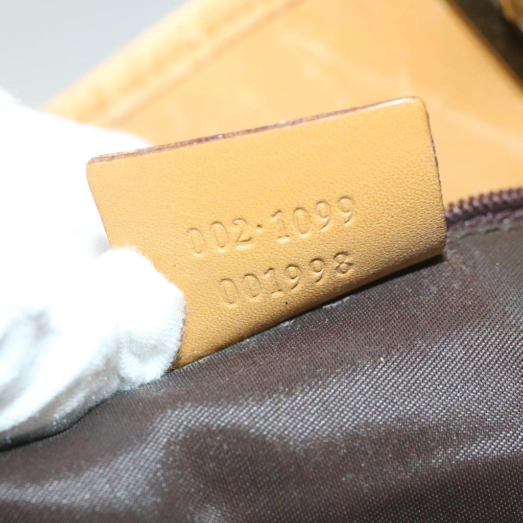 GUCCI GG Canvas Hand Bag Beige 002 1099 001998 58036